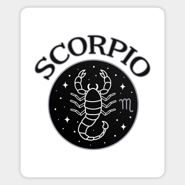 Scorpio Star Sign Zodiac Horoscope Cheeky Witch® Magnet by Cheeky Witch